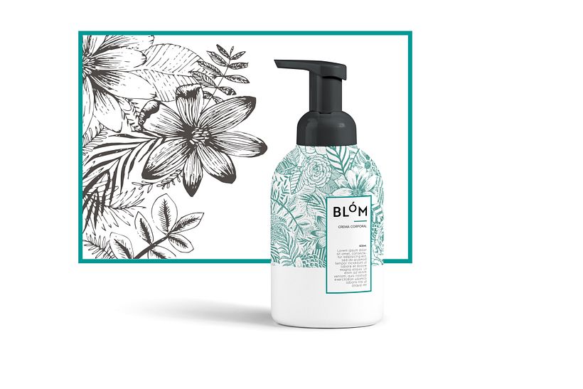BLÓM | cosmetics  - Traditional illustration