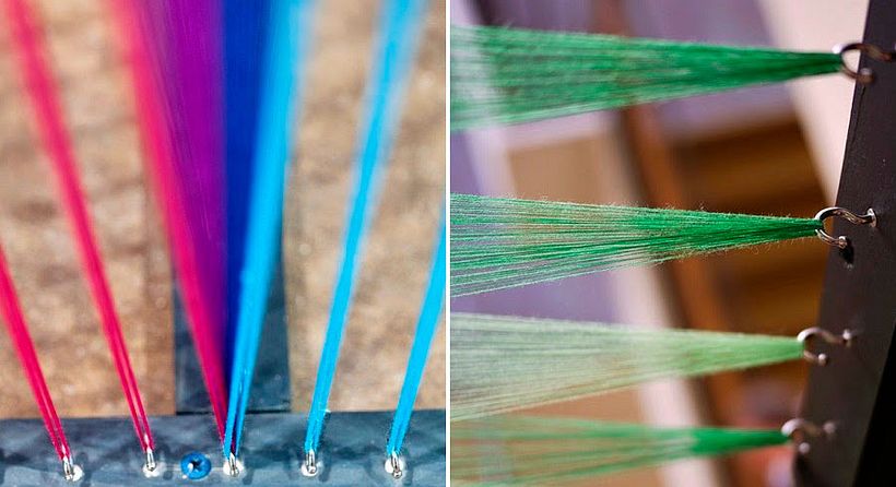 Gabriel Dawe crea arcoíris con hilo y sin agua 8