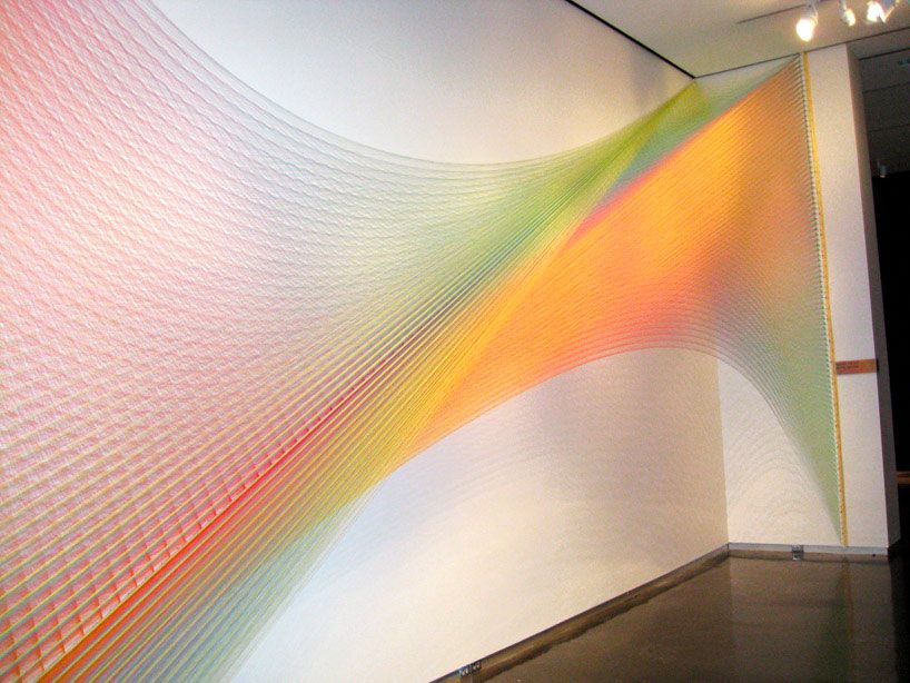 Gabriel Dawe crea arcoíris con hilo y sin agua 13