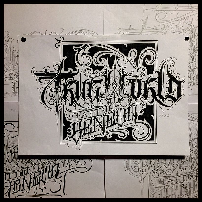 Diseño realizado para True World Tattoo Geneva. Con @eksen_one 2