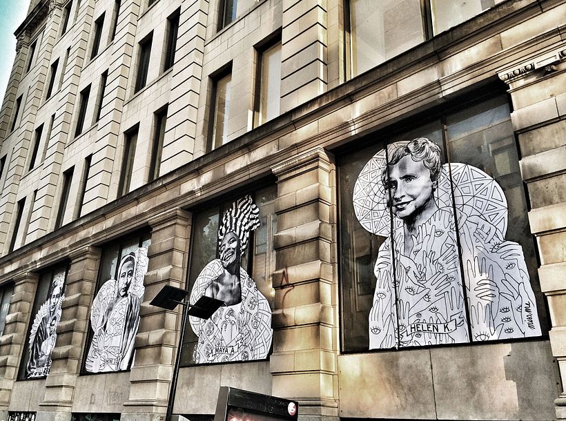 ¿Por qué Missme cambió su trabajo por el arte urbano? 10