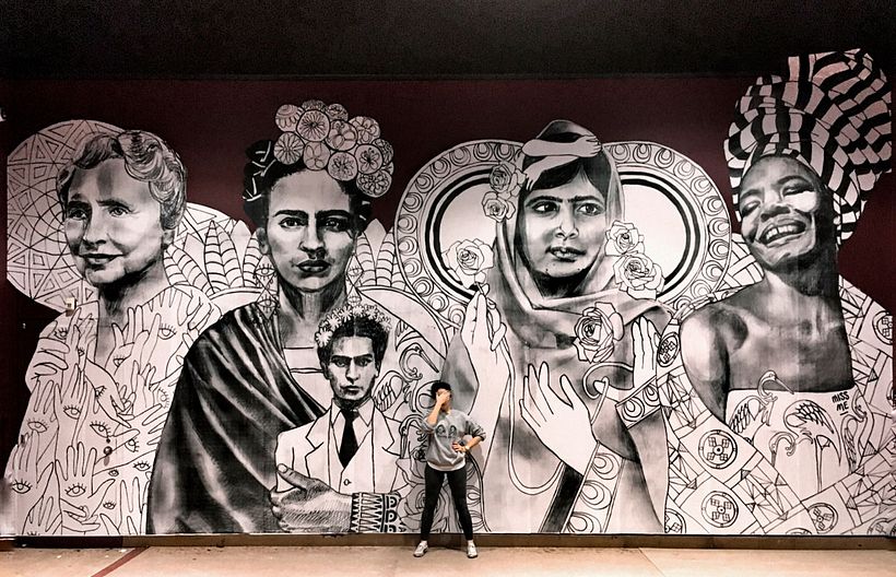 ¿Por qué Missme cambió su trabajo por el arte urbano? 20