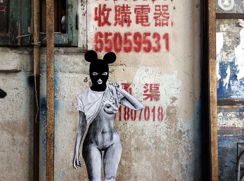 ¿Por qué Missme cambió su trabajo por el arte urbano? 24