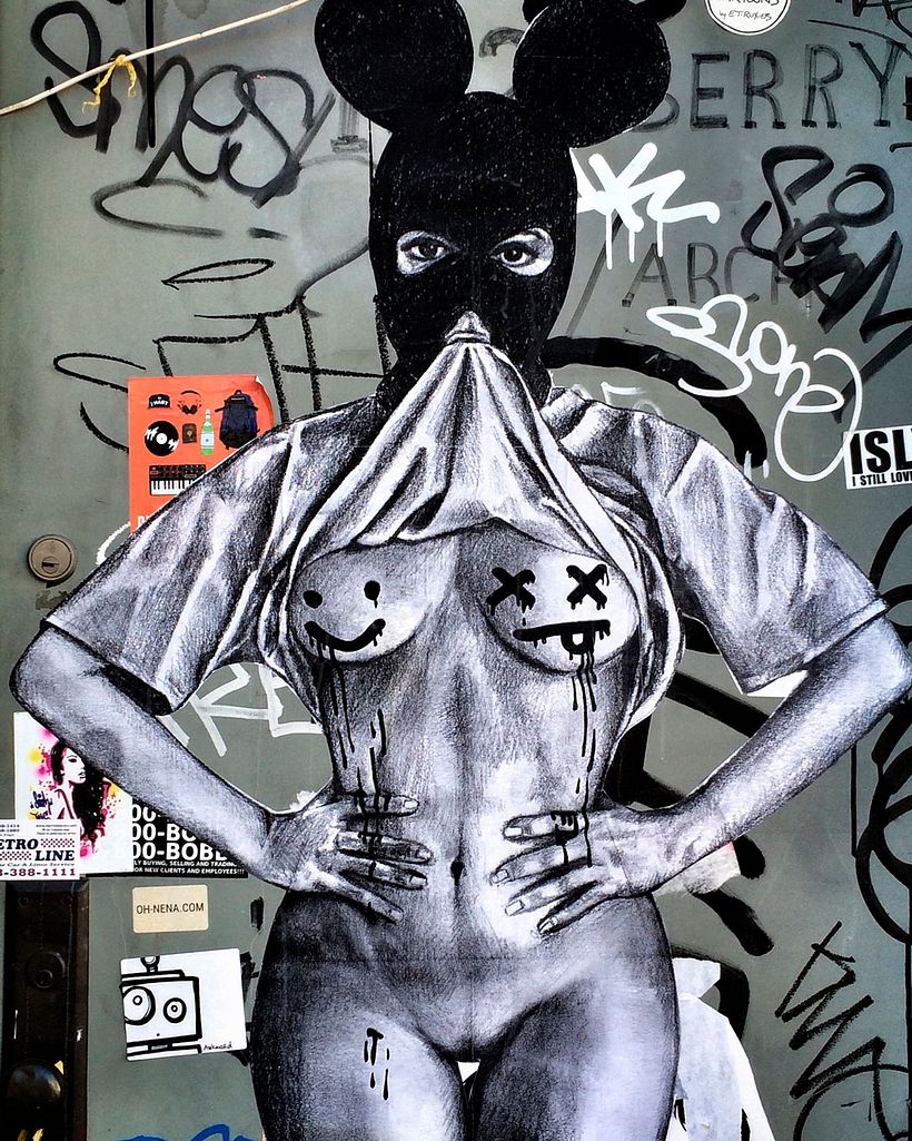 ¿Por qué Missme cambió su trabajo por el arte urbano? 26