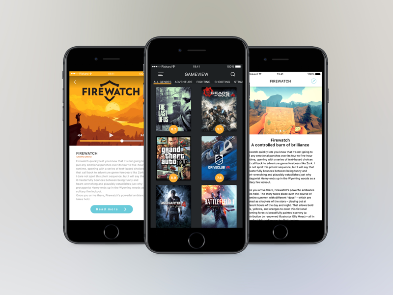 Gameview app iOS 0