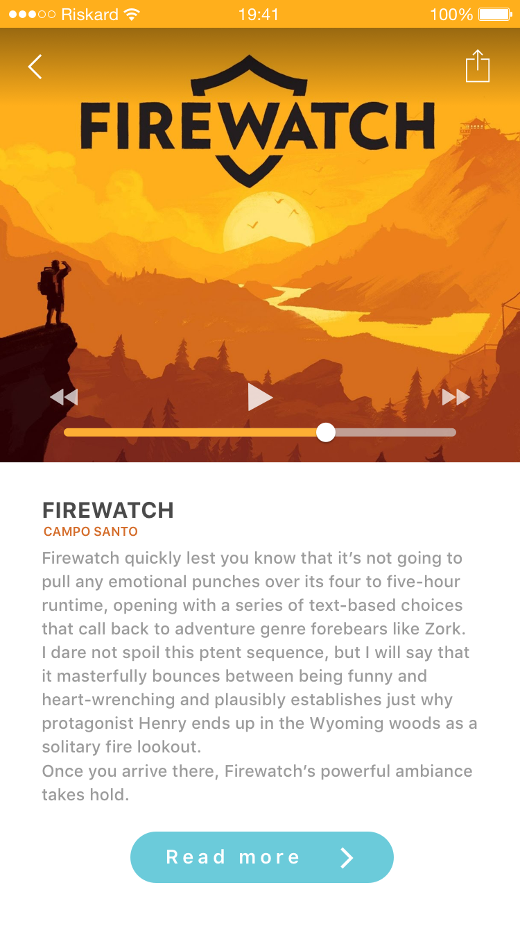 Gameview app iOS 1