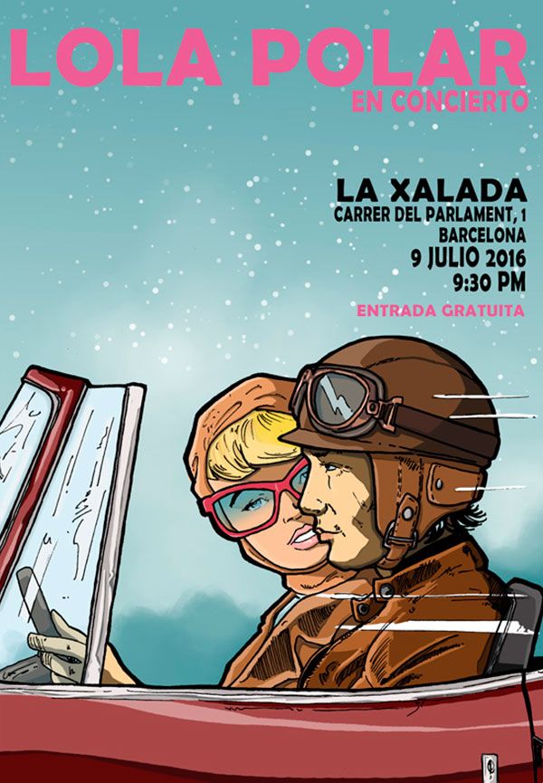 CARTEL CONCIERTO LOLA POLAR 0