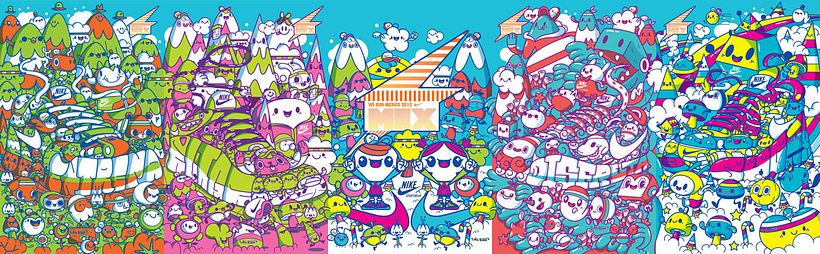 Las ilustraciones con aire gamberro y urbano de Mr. Kone 22