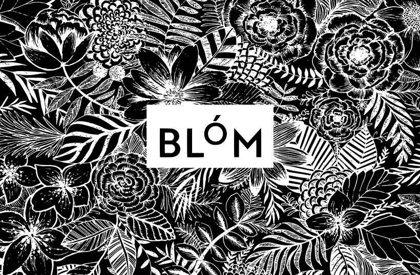 BLÓM | cosmetics  - Traditional illustration