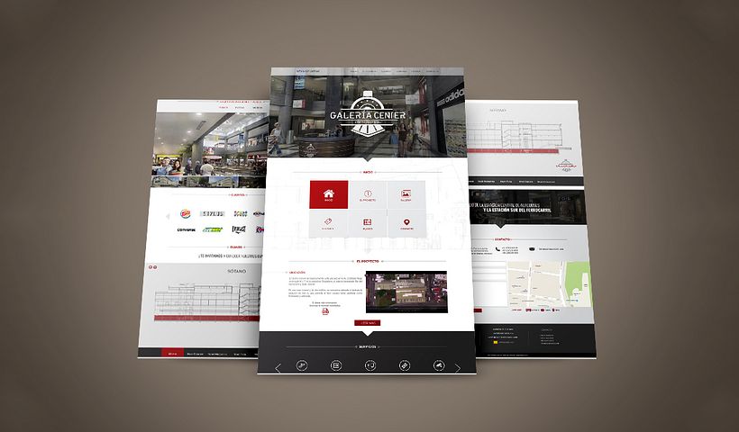 Identidad y Website de C.C Galería Center 0