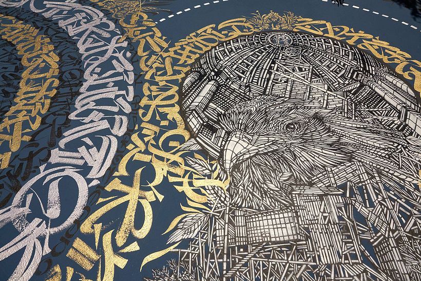 Said Dokins: la caligrafía más allá del papel 1