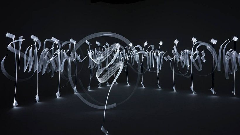 Said Dokins: la caligrafía más allá del papel 13