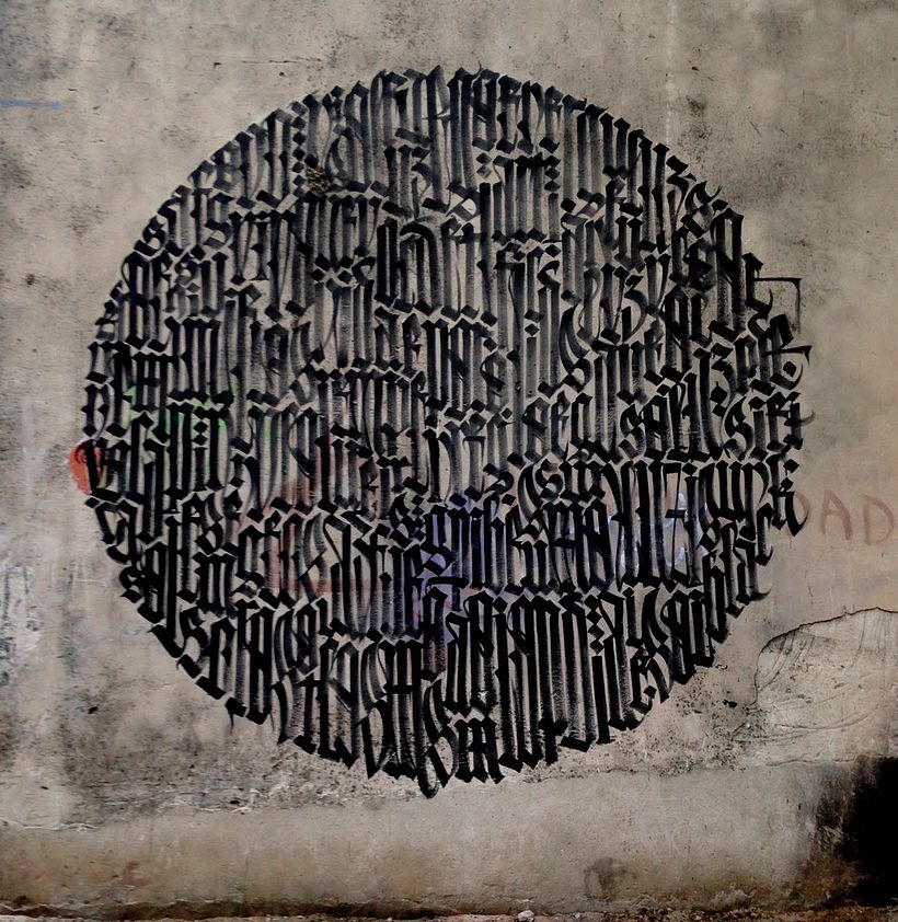 Said Dokins: la caligrafía más allá del papel 21