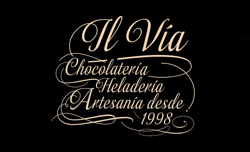 Il Via pizarras caligrafía 0