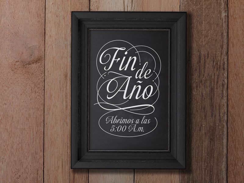 Il Via pizarras caligrafía 3