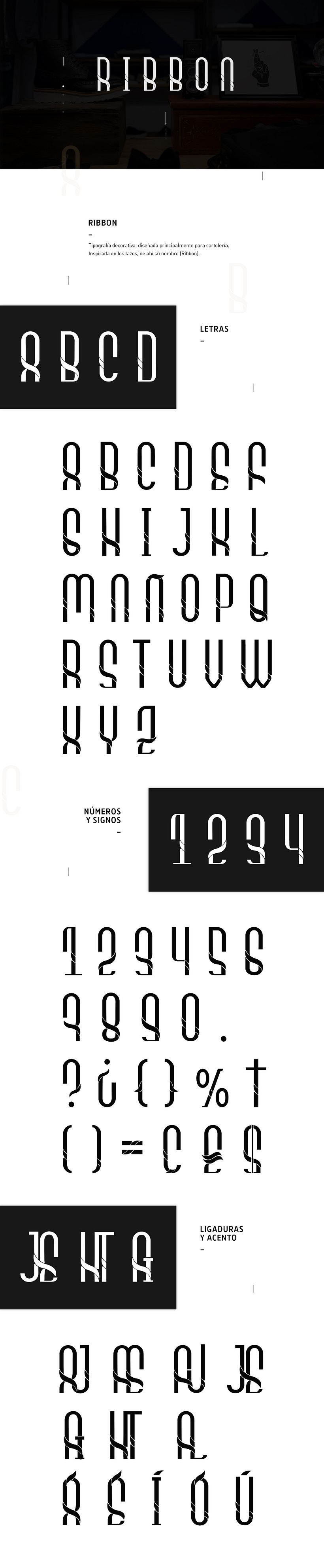 Tipografía Ribbon -1