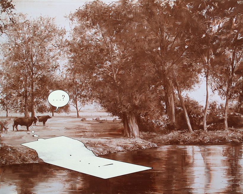 Las fotografías pintadas que son pinturas de Paco Pomet 7