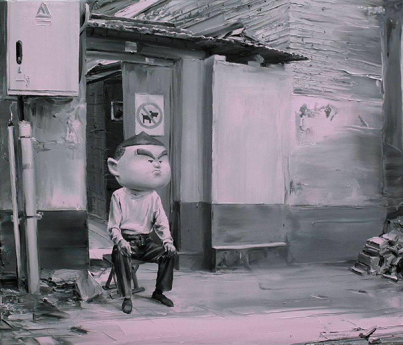 Las fotografías pintadas que son pinturas de Paco Pomet 18