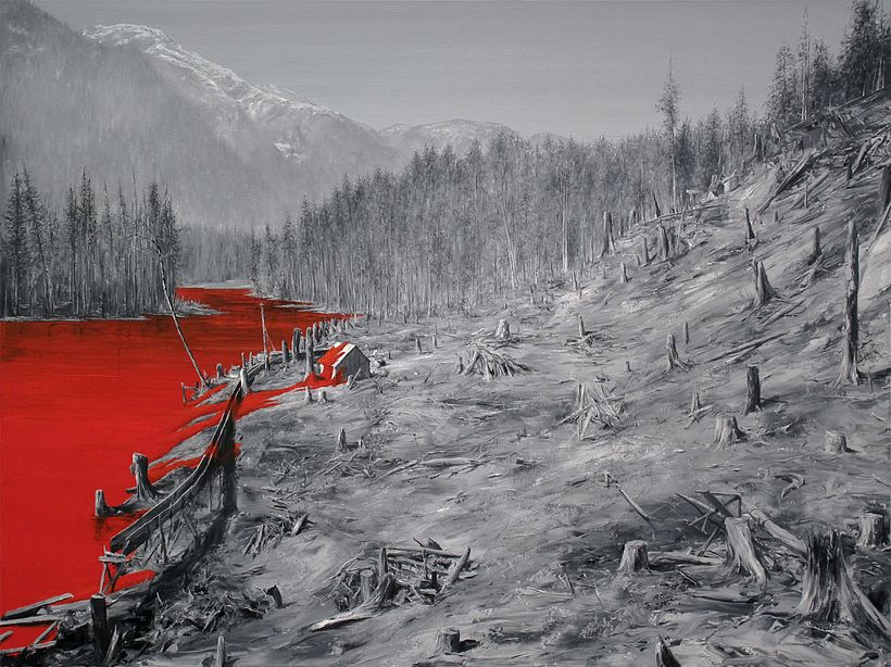Las fotografías pintadas que son pinturas de Paco Pomet 25