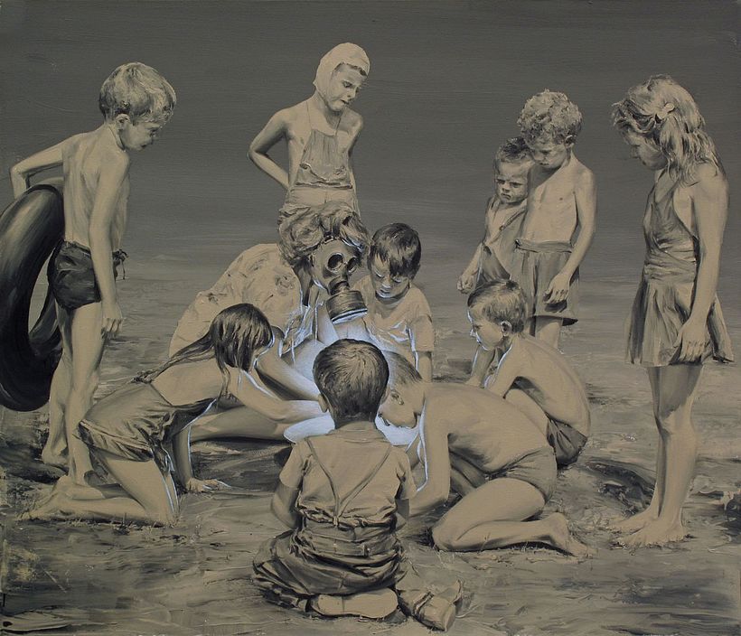 Las fotografías pintadas que son pinturas de Paco Pomet 26