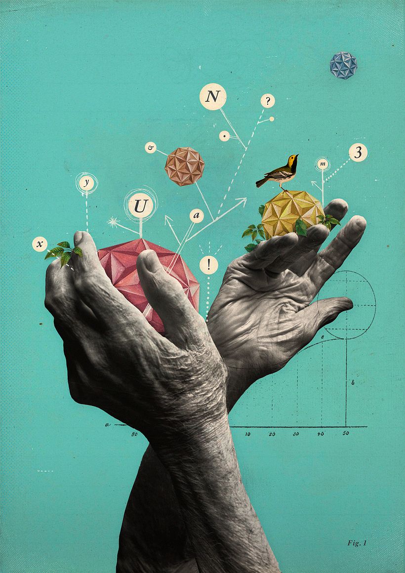 Bucear en el mundo del collage de la mano de Gabriela Sánchez 1