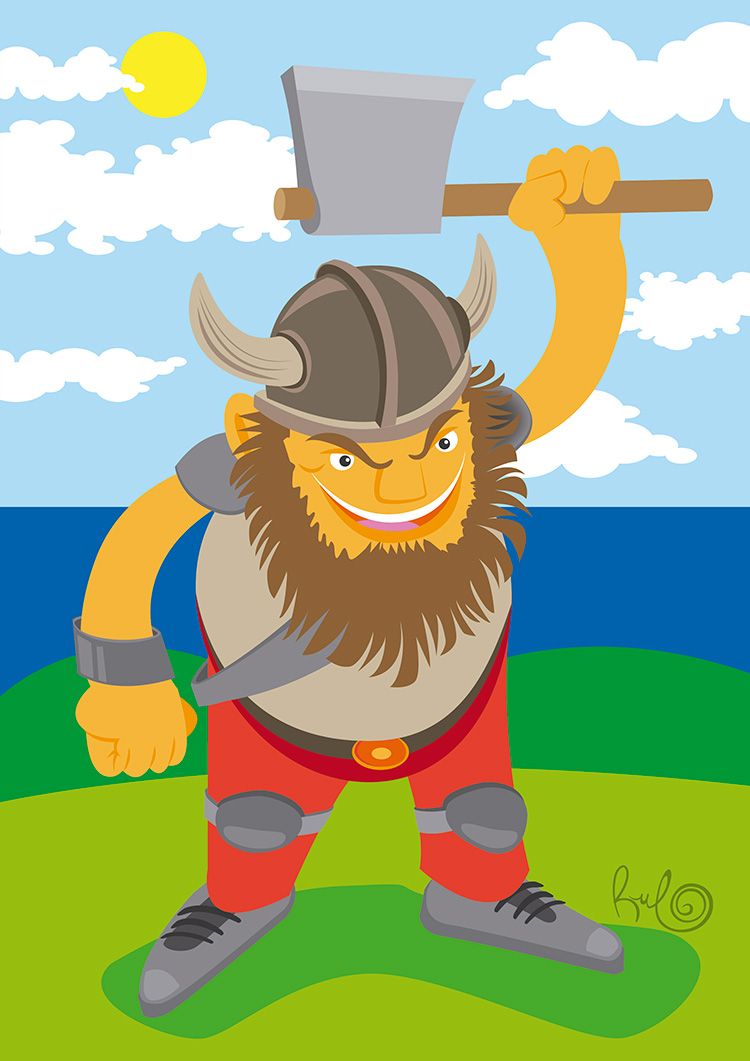 Ilustración "Vikingo" -1