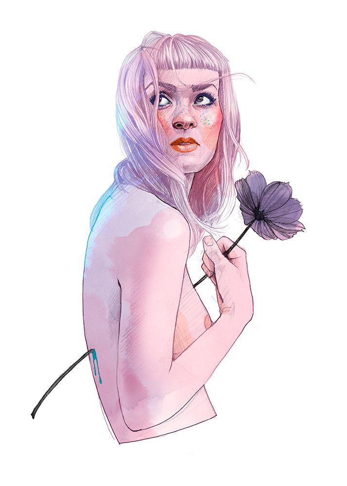 Purple Series - Traditional illustration