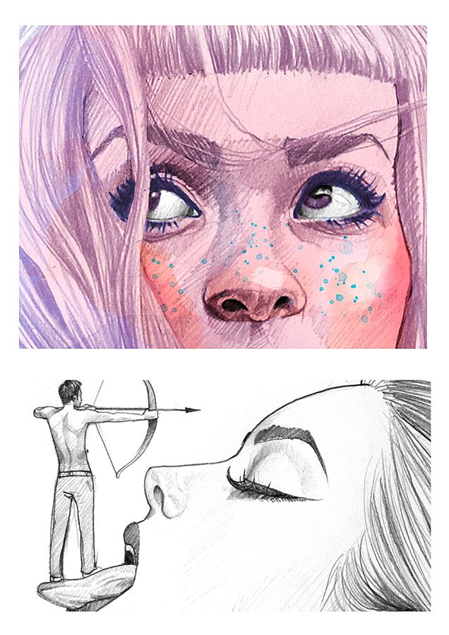 Purple Series - Traditional illustration