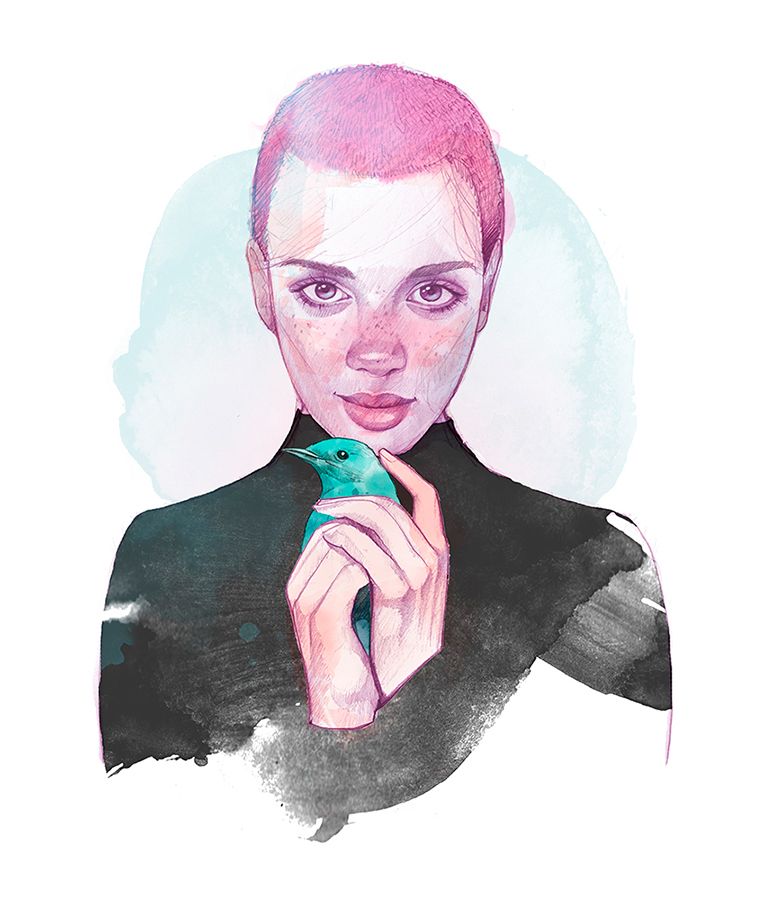 Purple Series - Traditional illustration
