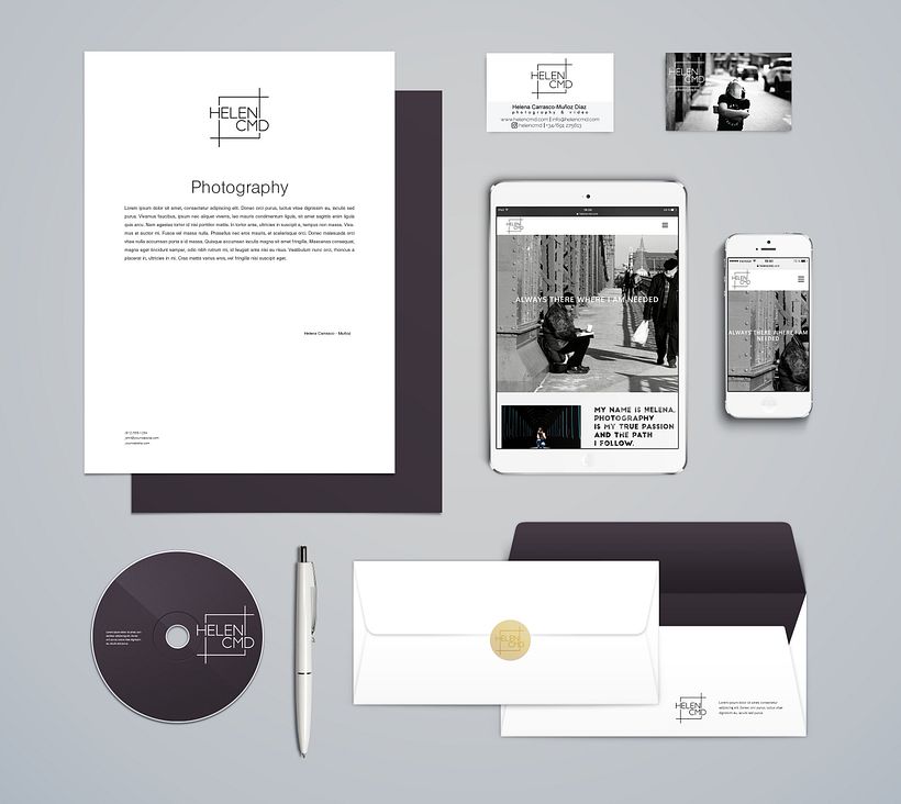 Brand Identity and Website for Helen CMD 5