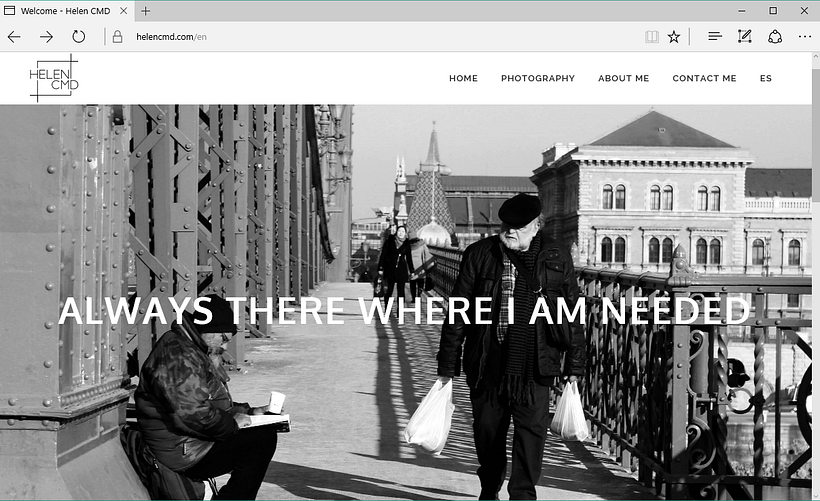 Brand Identity and Website for Helen CMD 6
