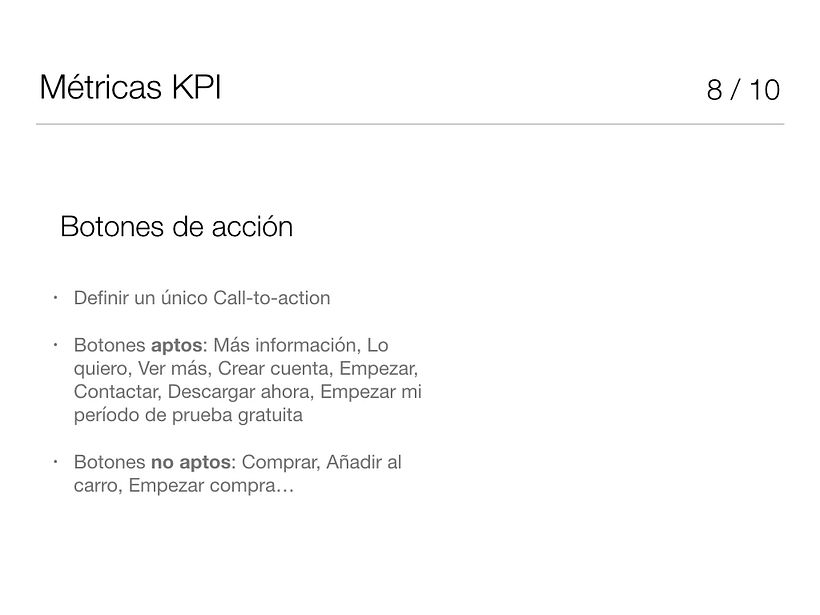 Métricas KPI, diseño y maquetación para landing page Movistar Ecuador 9