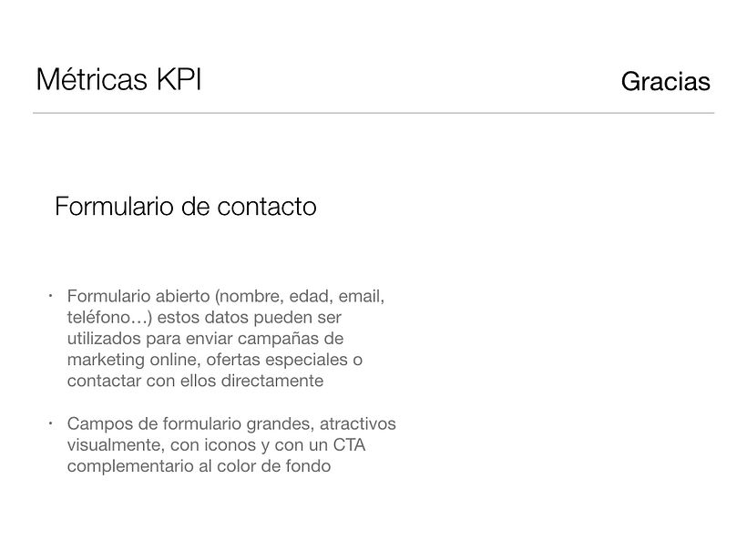 Métricas KPI, diseño y maquetación para landing page Movistar Ecuador 11