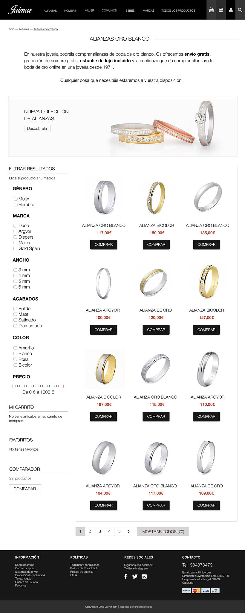 Diseño web Jaimar 1