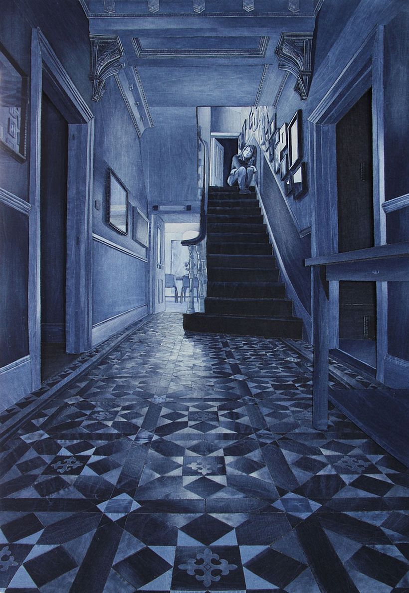 Arte a partir de pedazos de jeans 6