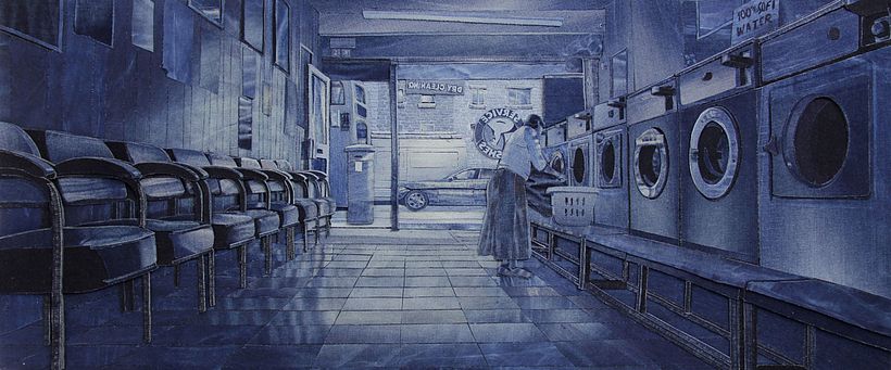 Arte a partir de pedazos de jeans 9
