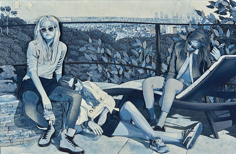 Arte a partir de pedazos de jeans 22