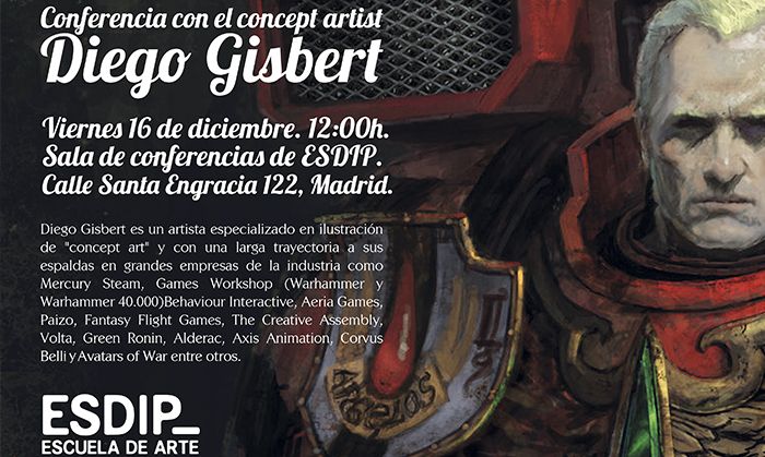 Charla con el concept artist Diego Gisbert 1