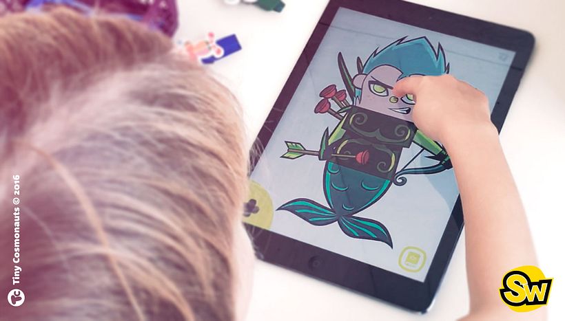 Character design for Tiny Swipers game. 1