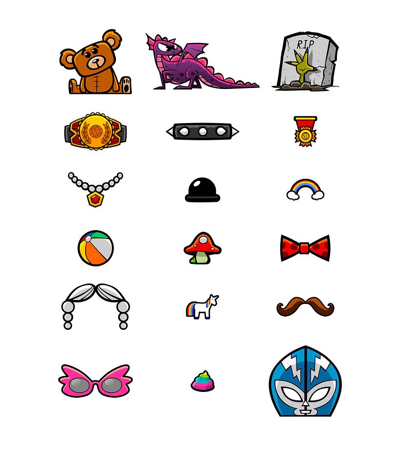 Character design for Tiny Swipers game. 4