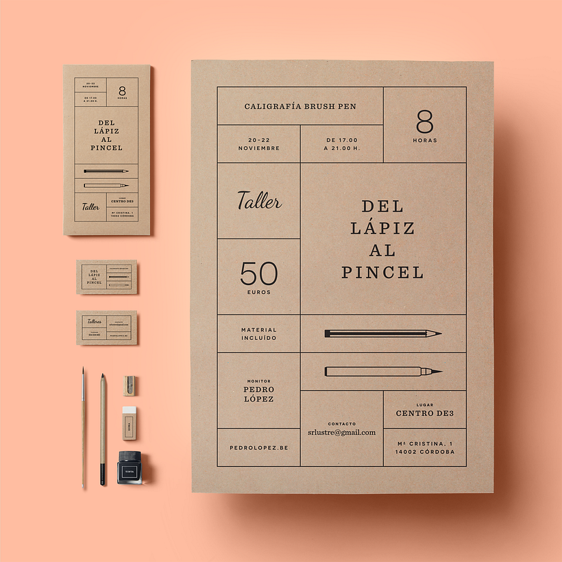 Del lápiz al pincel - Branding e Identidad