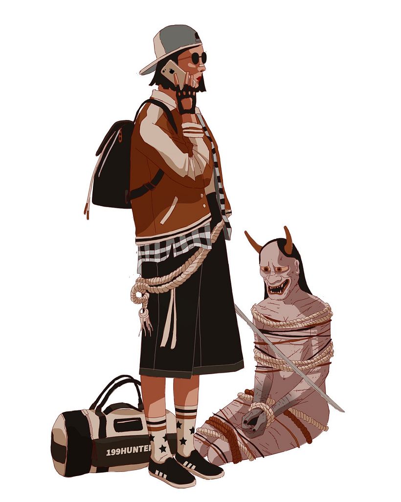 Maridaje argentino-nipón en las ilustraciones de Mau Lencinas 4