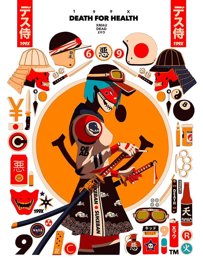 Maridaje argentino-nipón en las ilustraciones de Mau Lencinas 11