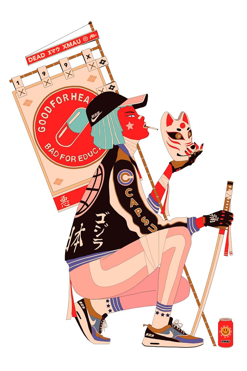 Maridaje argentino-nipón en las ilustraciones de Mau Lencinas 12