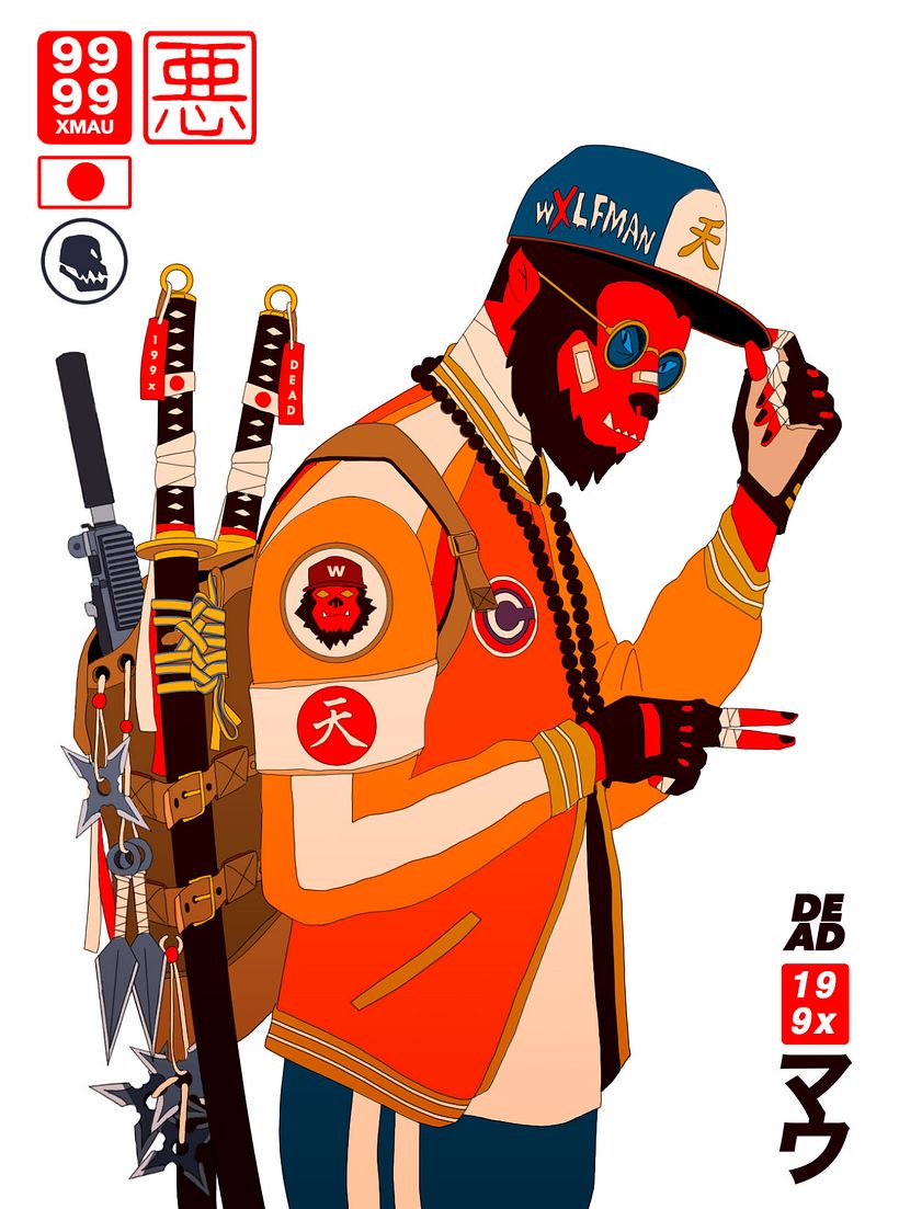 Maridaje argentino-nipón en las ilustraciones de Mau Lencinas 20