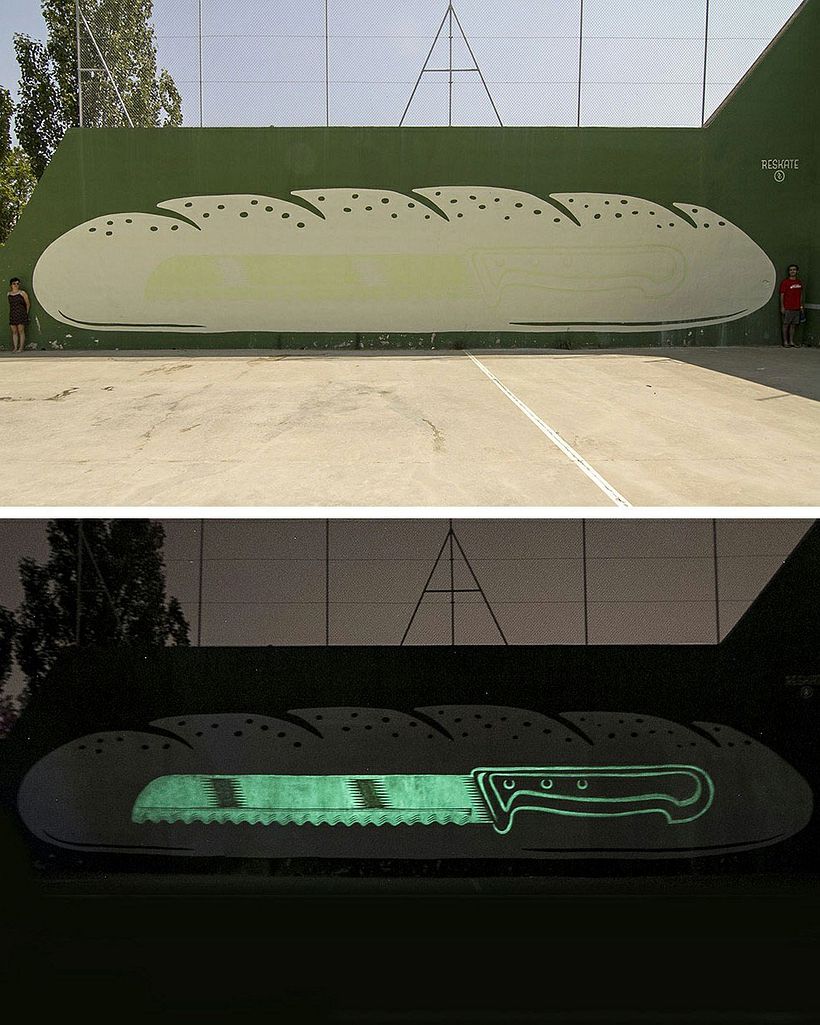 Reskate: cuando el arte urbano brilla en la oscuridad 4