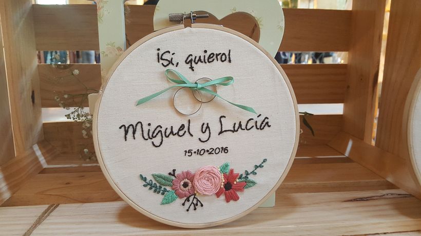 Mi primer bordado después del curso 1