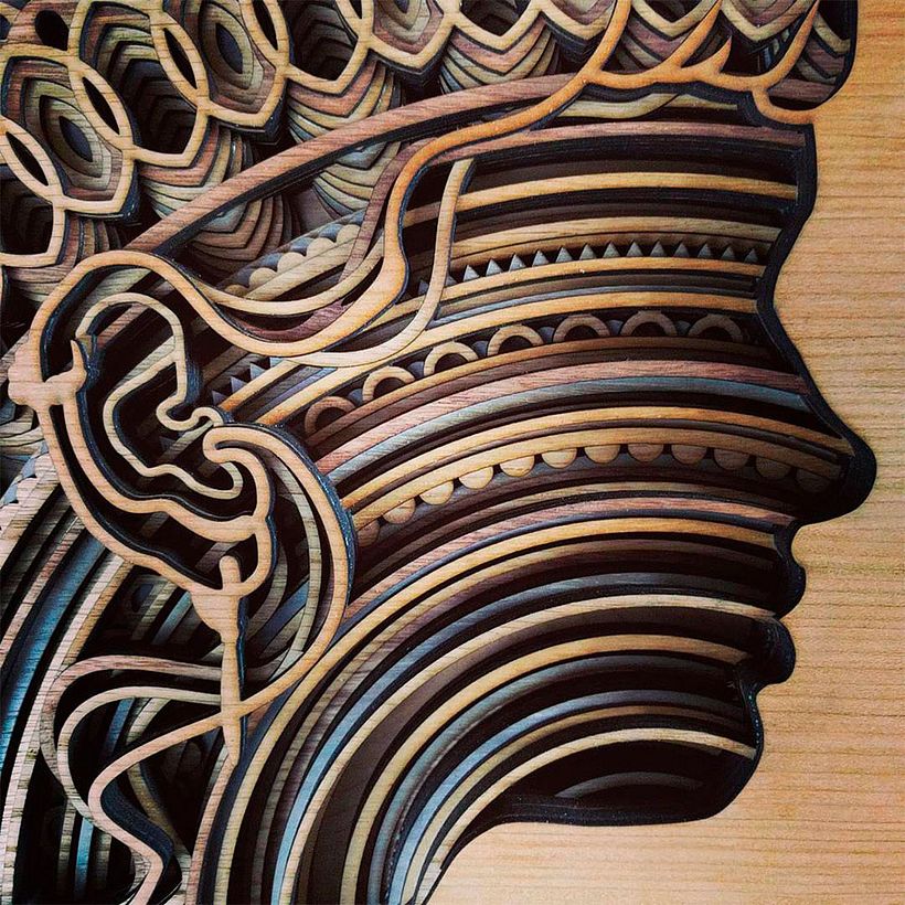 Los universos caleidoscópicos en madera de Gabriel Schama 15