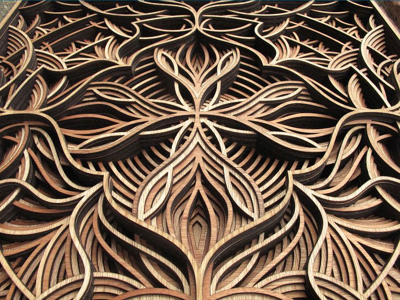Los universos caleidoscópicos en madera de Gabriel Schama 23