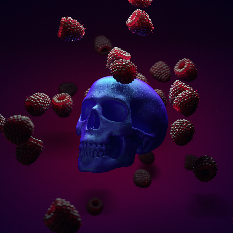 Skull & Elements - 3D